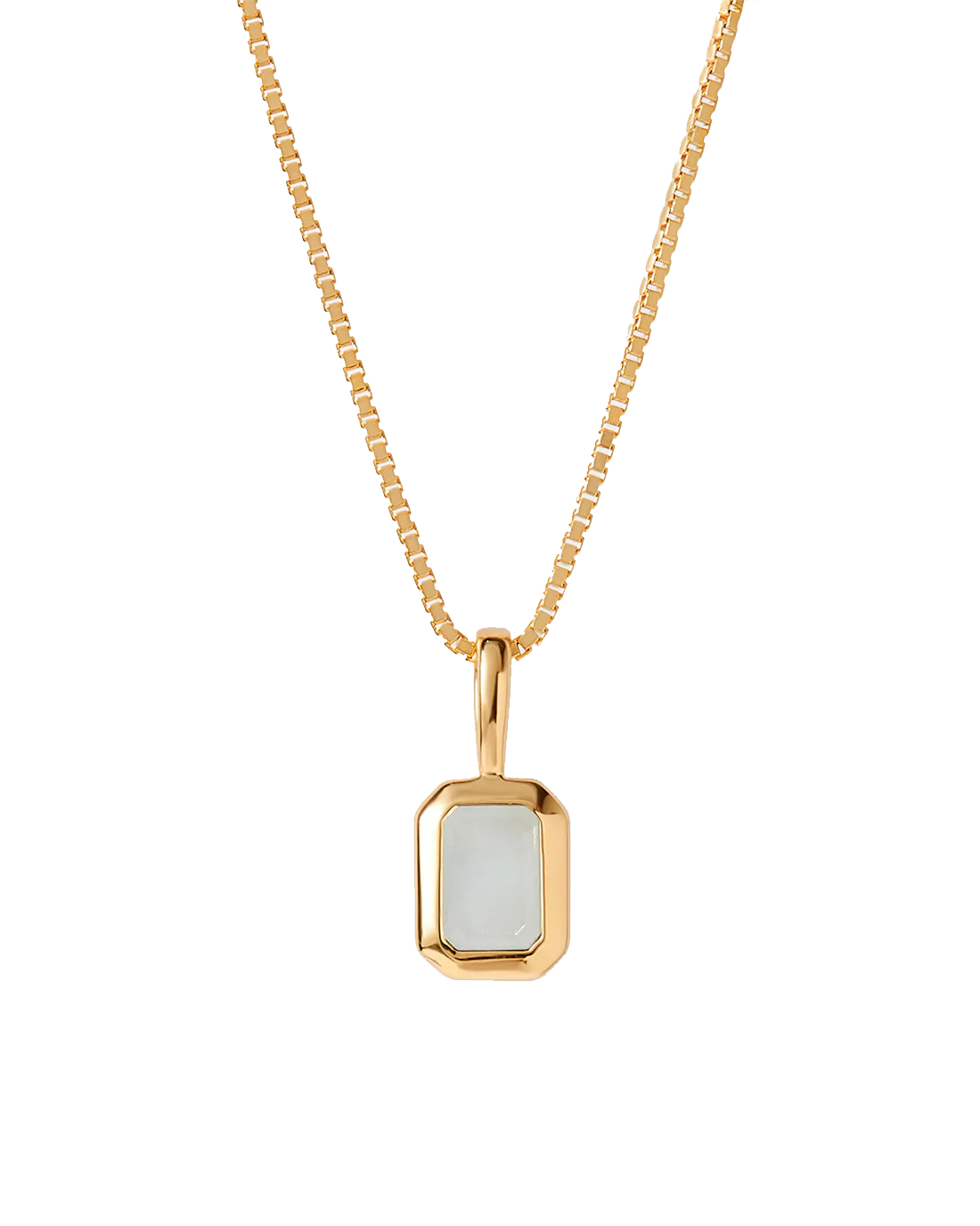 Adara's™ Aquamarine March Birthstone Pendant, 10K Yellow Gold