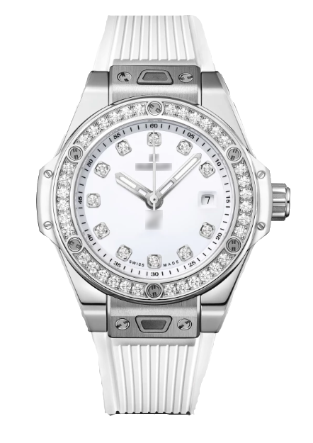 Adara's™ Hublot® Big Bang One Click Steel White Diamonds